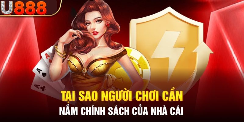 Người chơi cần nắm rõ chính sách bảo mật U888